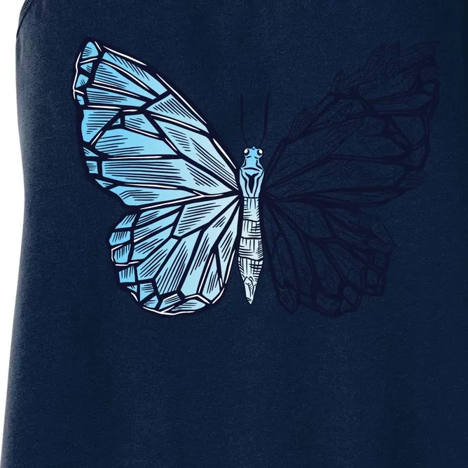 Crystal Butterfly Women's Racerback Tank