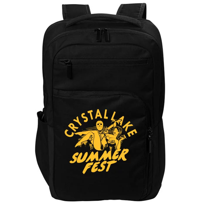 Crystal Lake Summer Fest Horror Movie Fan Impact Tech Backpack