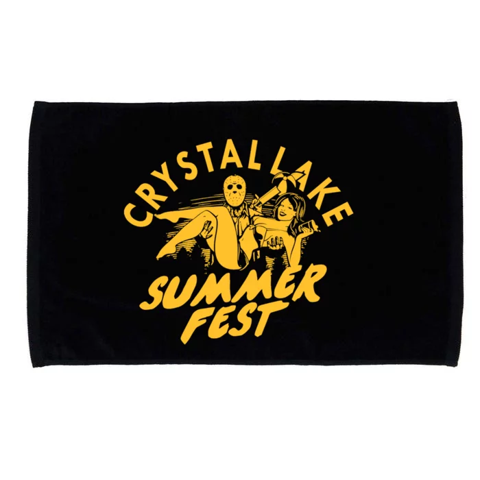 Crystal Lake Summer Fest Horror Movie Fan Microfiber Hand Towel