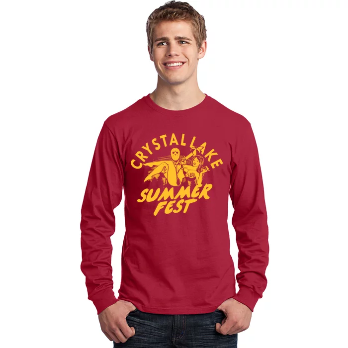 Crystal Lake Summer Fest Horror Movie Fan Long Sleeve Shirt