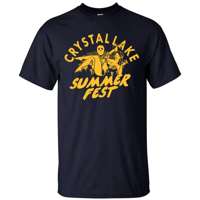 Crystal Lake Summer Fest Horror Movie Fan Tall T-Shirt