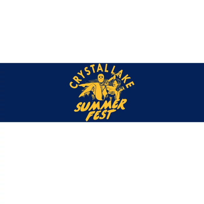 Crystal Lake Summer Fest Horror Movie Fan Bumper Sticker