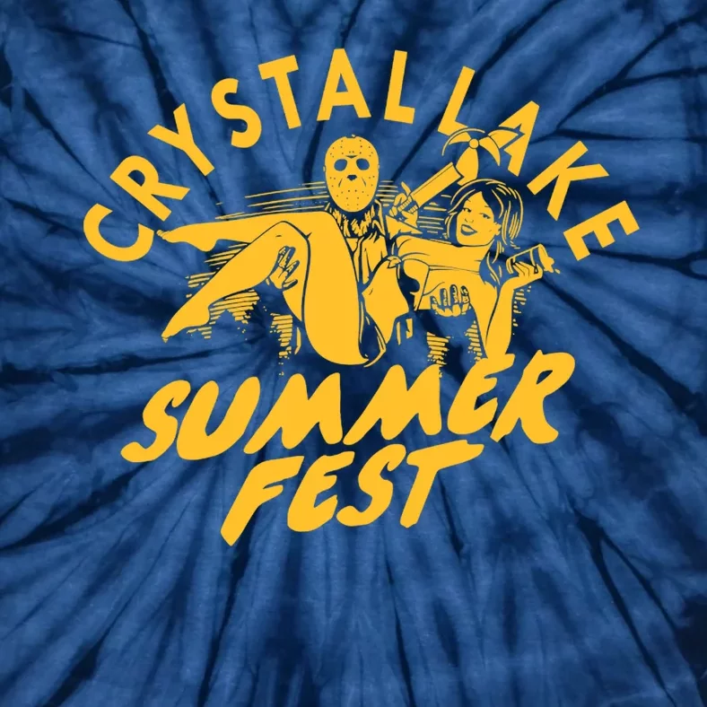 Crystal Lake Summer Fest Horror Movie Fan Tie-Dye T-Shirt