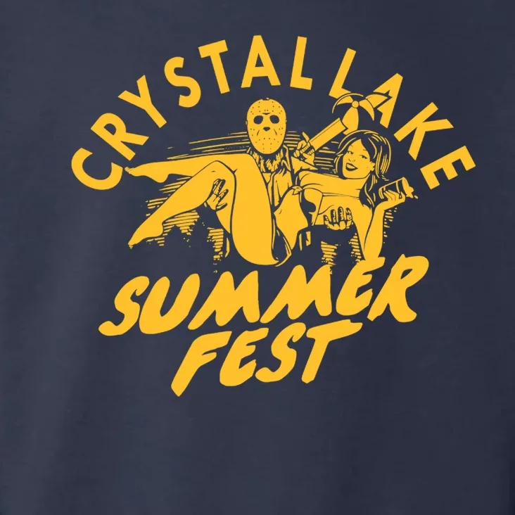 Crystal Lake Summer Fest Horror Movie Fan Toddler Hoodie