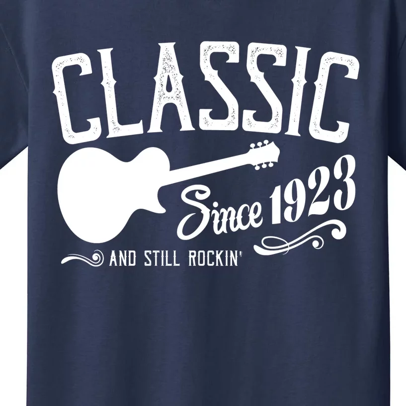 Classic Since 1923 And Still Rockin 100th Birthday Kids T-Shirt