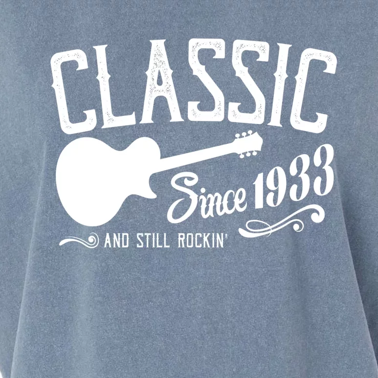 Classic Since 1933 And Still Rockin 90th Birthday Garment-Dyed Women's Muscle Tee