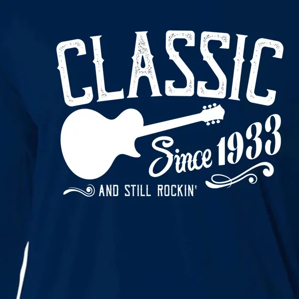 Classic Since 1933 And Still Rockin 90th Birthday Cooling Performance Long Sleeve Crew