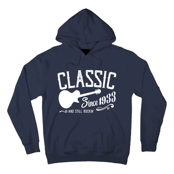 Classic Since 1933 And Still Rockin 90th Birthday Tall Hoodie