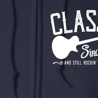 Classic Since 1933 And Still Rockin 90th Birthday Full Zip Hoodie