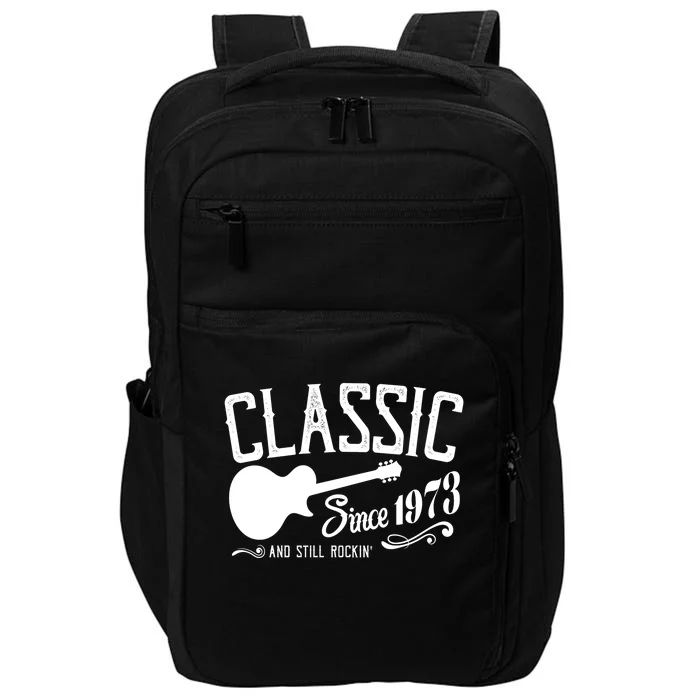 Classic Since 1973 And Still Rockin 50th Birthday Impact Tech Backpack