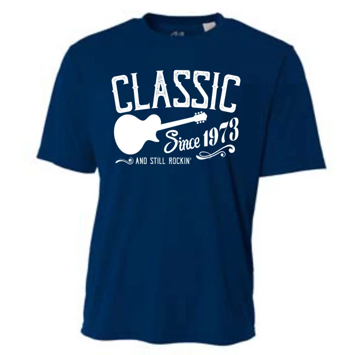 Classic Since 1973 And Still Rockin 50th Birthday Cooling Performance Crew T-Shirt