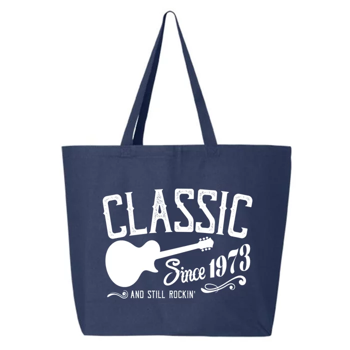 Classic Since 1973 And Still Rockin 50th Birthday 25L Jumbo Tote