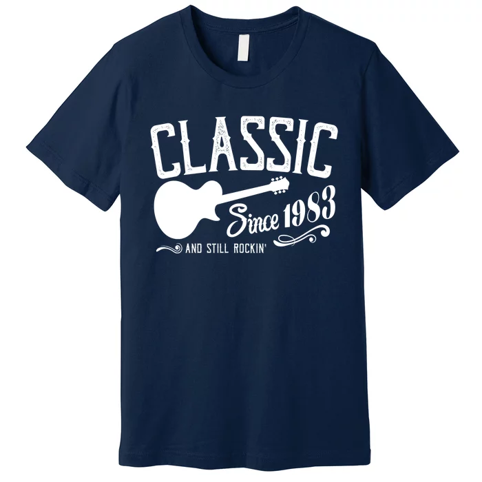 Classic Since 1983 And Still Rockin 40th Birthday Premium T-Shirt