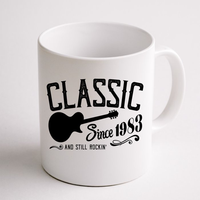 Classic Since 1983 And Still Rockin 40th Birthday Front & Back Coffee Mug