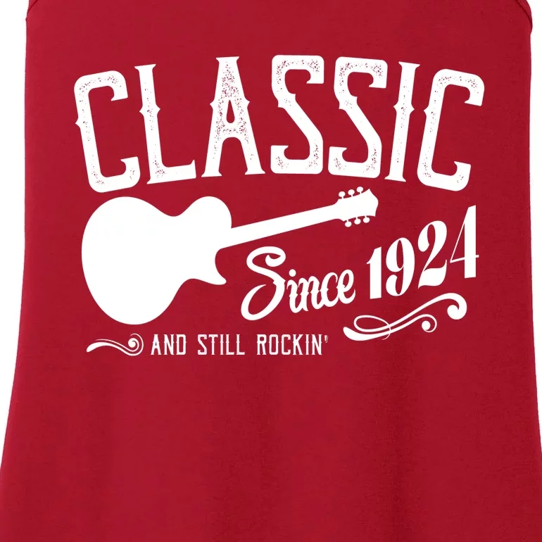 Classic Since 1924 And Still Rockin 100th Birthday Ladies Essential Tank