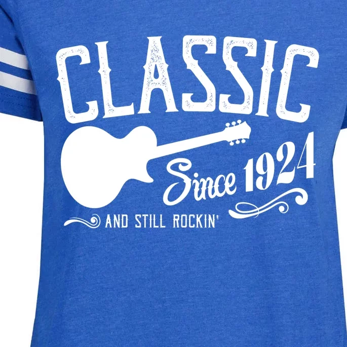 Classic Since 1924 And Still Rockin 100th Birthday Enza Ladies Jersey Football T-Shirt