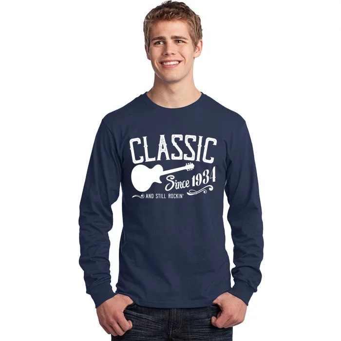 Classic Since 1934 And Still Rockin 90th Birthday Tall Long Sleeve T-Shirt