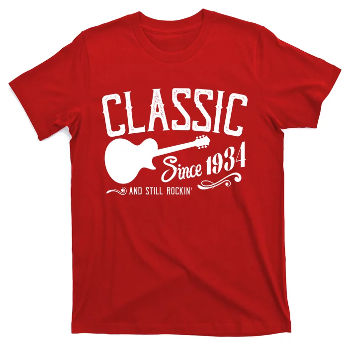 Classic Since 1934 And Still Rockin 90th Birthday T-Shirt