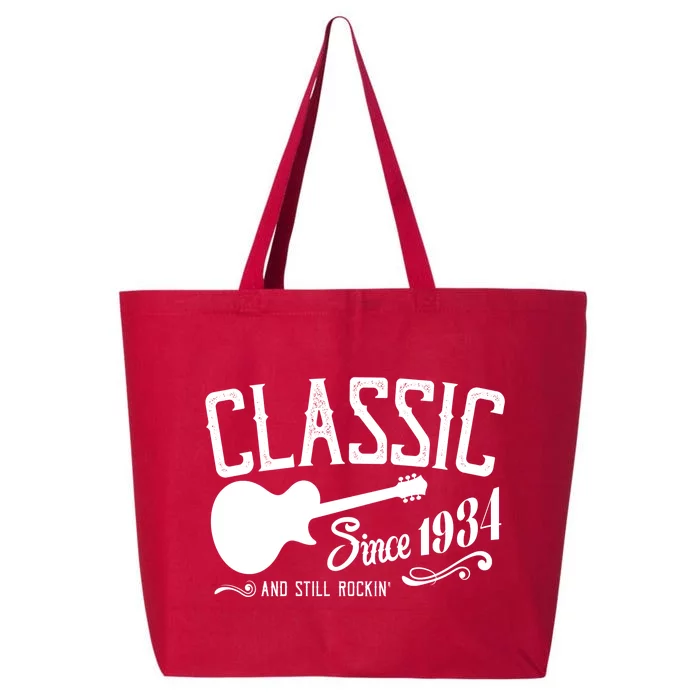 Classic Since 1934 And Still Rockin 90th Birthday 25L Jumbo Tote