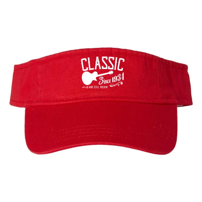 Classic Since 1934 And Still Rockin 90th Birthday Valucap Bio-Washed Visor