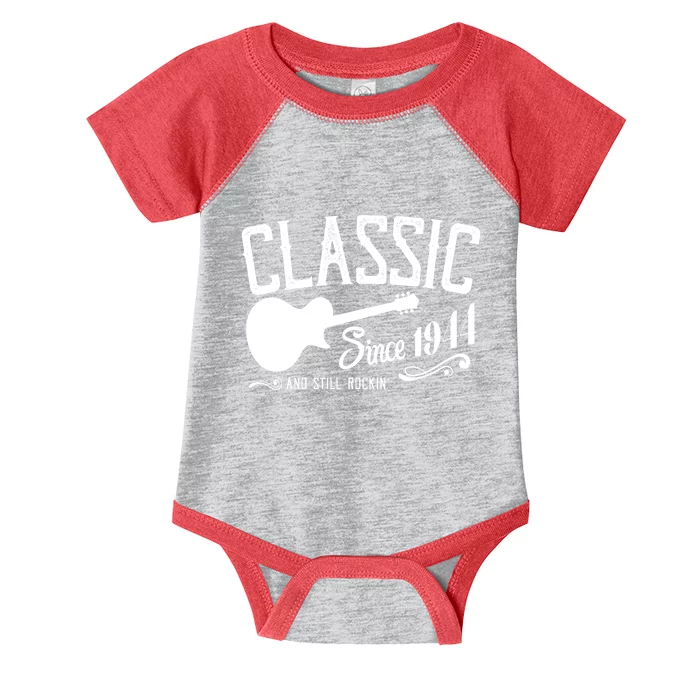 Classic Since 1944 And Still Rockin 80th Birthday Infant Baby Jersey Bodysuit