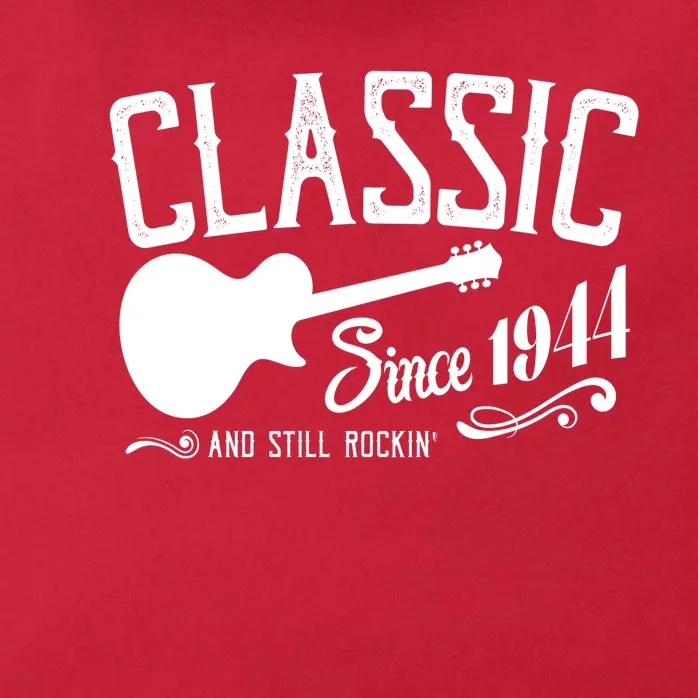 Classic Since 1944 And Still Rockin 80th Birthday Zip Tote Bag