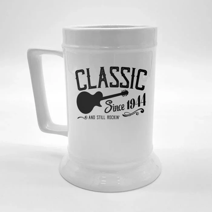 Classic Since 1944 And Still Rockin 80th Birthday Front & Back Beer Stein