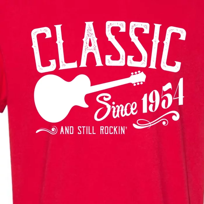 Classic Since 1954 And Still Rockin 70th Birthday Garment-Dyed Heavyweight T-Shirt