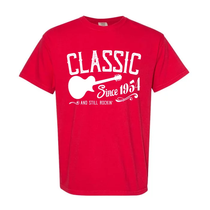 Classic Since 1954 And Still Rockin 70th Birthday Garment-Dyed Heavyweight T-Shirt