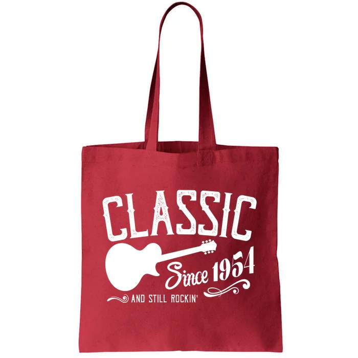 Classic Since 1954 And Still Rockin 70th Birthday Tote Bag