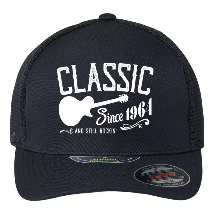 Classic Since 1964 And Still Rockin 60th Birthday Flexfit Unipanel Trucker Cap