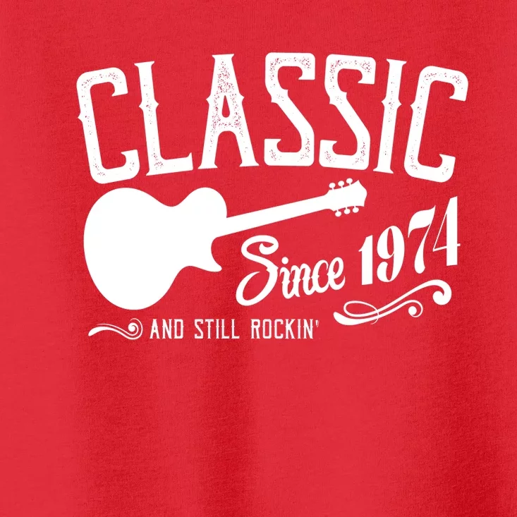 Classic Since 1974 And Still Rockin 50th Birthday Toddler T-Shirt