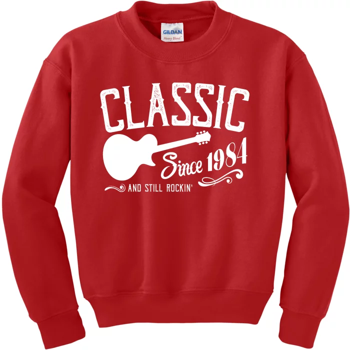 Classic Since 1984 And Still Rockin 40th Birthday Kids Sweatshirt