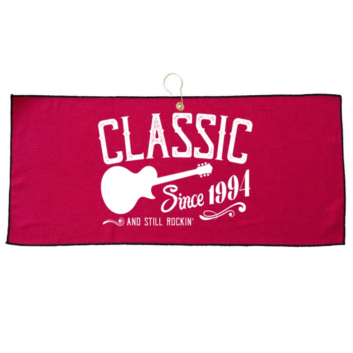 Classic Since 1984 And Still Rockin 40th Birthday Large Microfiber Waffle Golf Towel