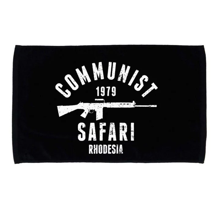 Communist Safari 1979 Rhodesia Light Infantry Microfiber Hand Towel