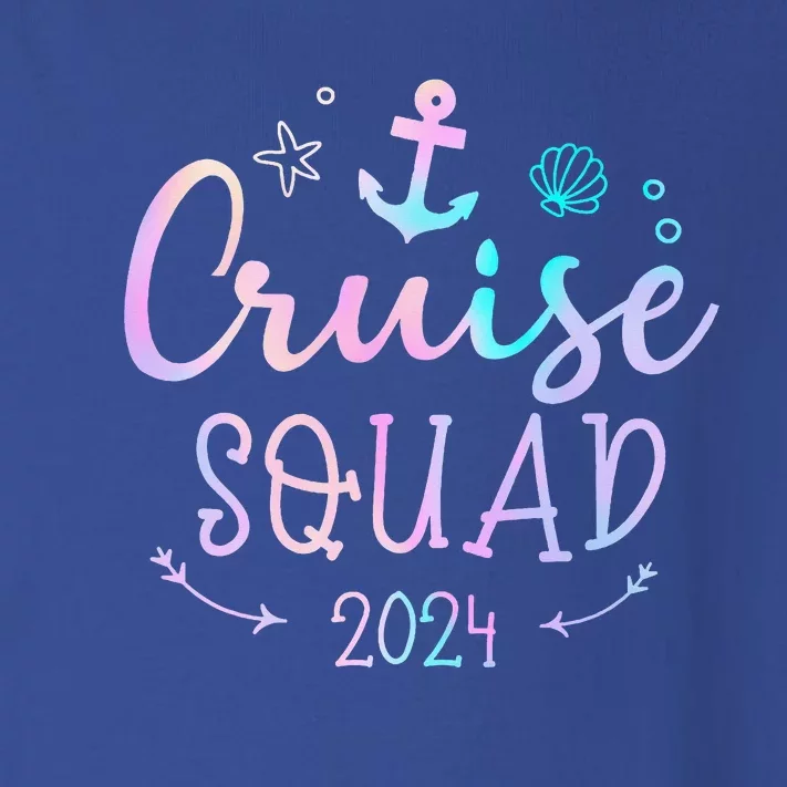 Cruise Squad 2024 Matching Family Group With Anchor Toddler Long Sleeve Shirt