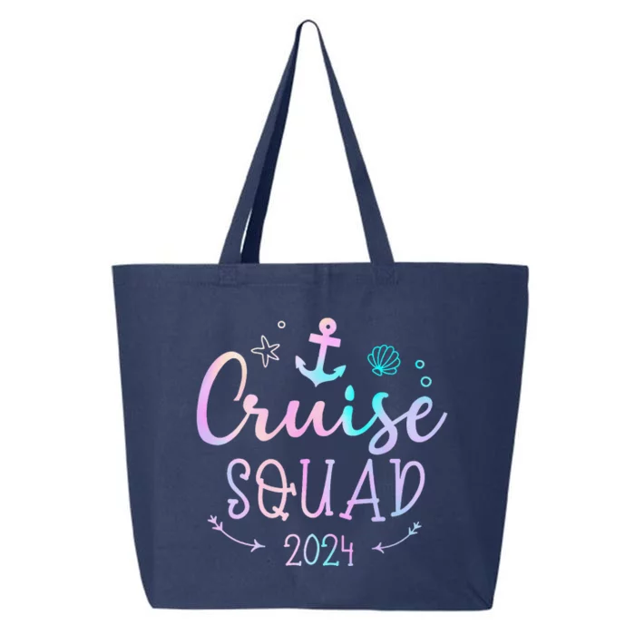 Cruise Squad 2024 Matching Family Group With Anchor 25L Jumbo Tote