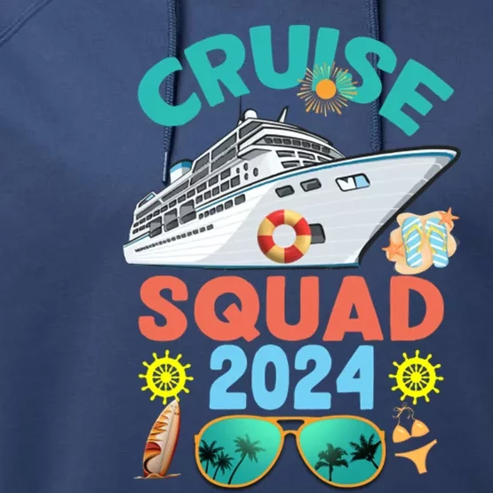 Cruise Squad 2024 Summer Vacation Group Matching Performance Fleece Hoodie