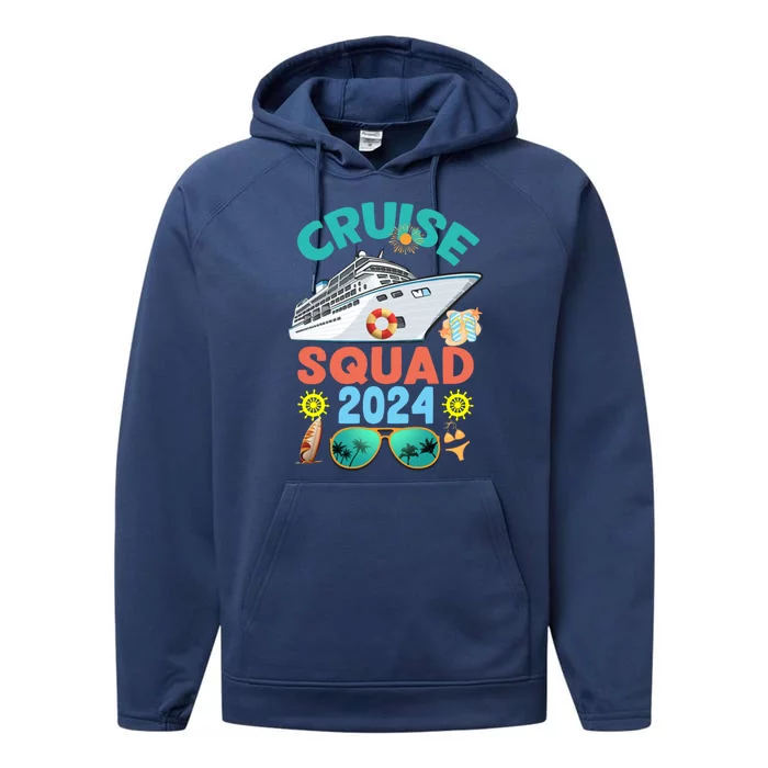 Cruise Squad 2024 Summer Vacation Group Matching Performance Fleece Hoodie