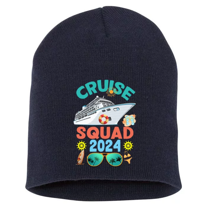 Cruise Squad 2024 Summer Vacation Group Matching Short Acrylic Beanie