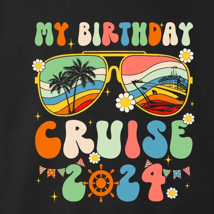 Cruise Squad 2024 Birthday Cruise Cruising Toddler Hoodie