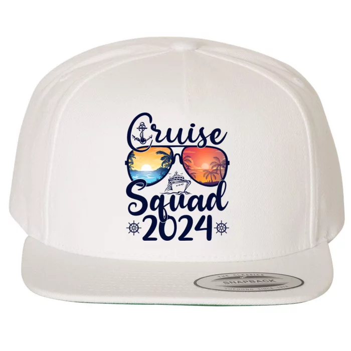 Cruise Squad 2024 Summer Vacation Matching Family Cruise Wool Snapback Cap