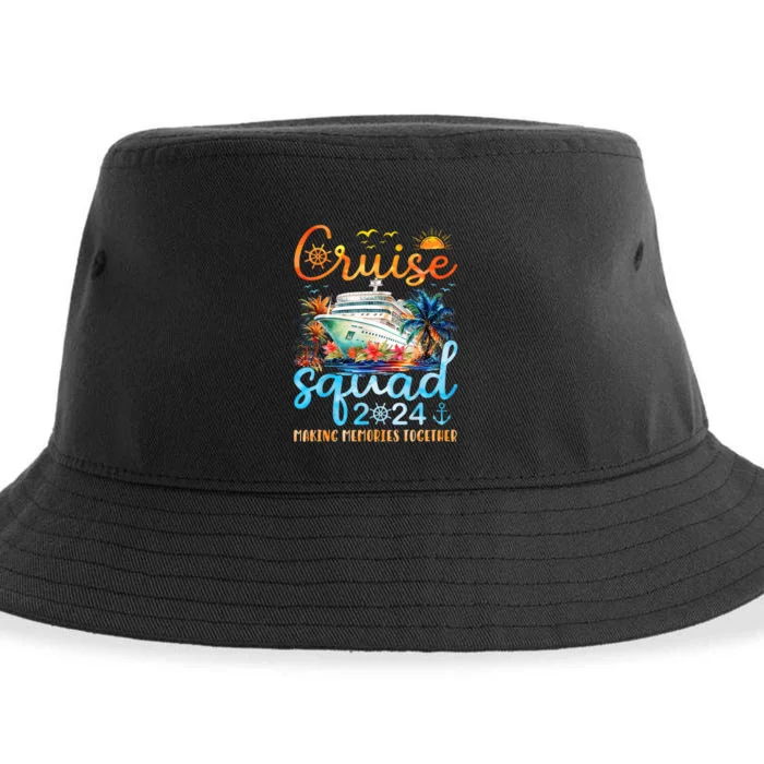 Cruise Squad 2024 Summer Vacation Matching Family Trip Sustainable Bucket Hat