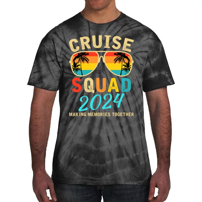 Cruise Squad 2024 Summer Vacation Matching Family Group Tie-Dye T-Shirt