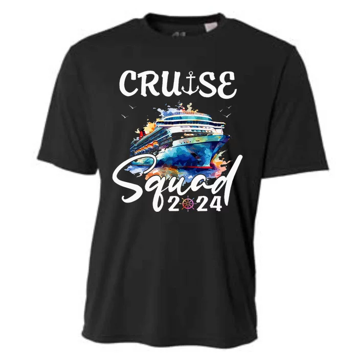 Cruise Squad 2024 Matching Family Cruise Trip Cooling Performance Crew T-Shirt