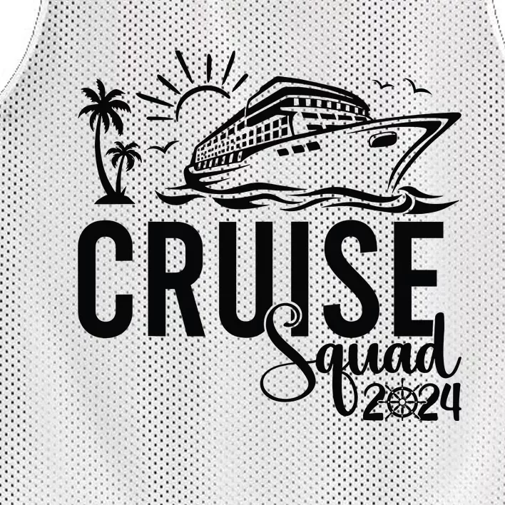 Cruise Squad 2024 Vacation Matching Family Mesh Reversible Basketball Jersey Tank