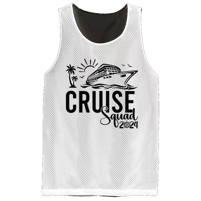 Cruise Squad 2024 Vacation Matching Family Mesh Reversible Basketball Jersey Tank