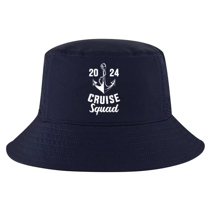 Cruise Squad 2024 With Anchor For Cruising Crew Cool Comfort Performance Bucket Hat