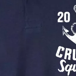 Cruise Squad 2024 With Anchor For Cruising Crew Softstyle Adult Sport Polo