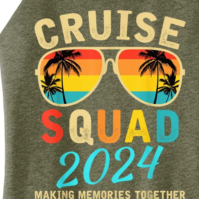 Cruise Squad 2024 Summer Vacation Matching Family Group Women’s Perfect Tri Rocker Tank